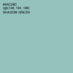 #94C2BC - Shadow Green Color Image